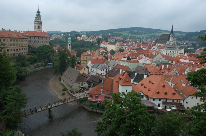 Český Krumlov as one of the most beautiful towns in the Czech Republic
